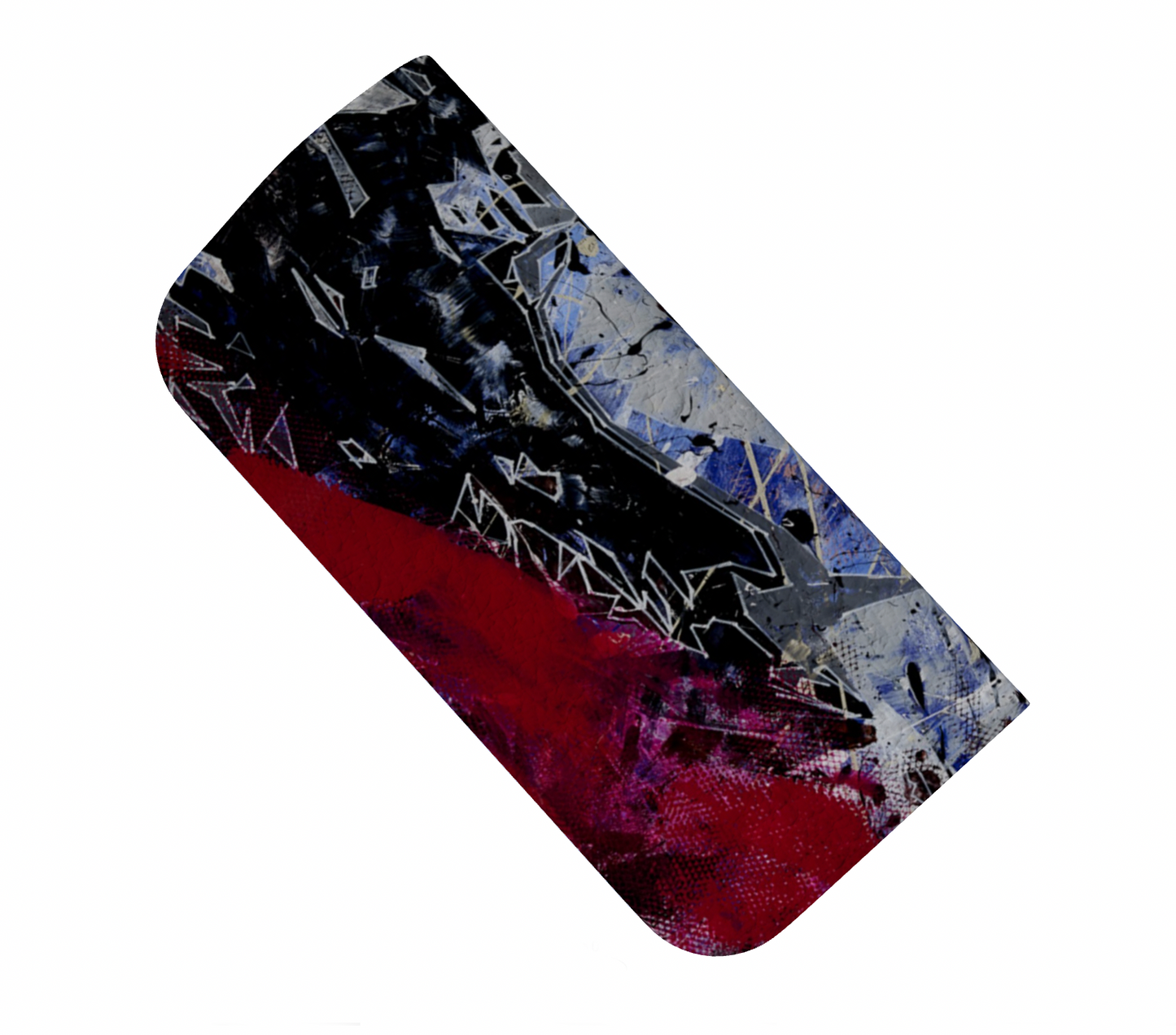 Nappa leather glasses case - Art work AFTER BREAKFAST