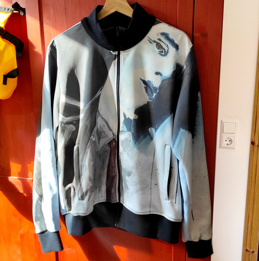 Desinger Trainingsjacke – Kunstwerk WELTENKINDER – Limitierte Edition /50