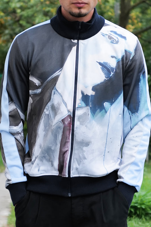 Desinger Trainingsjacke – Kunstwerk WELTENKINDER – Limitierte Edition /50