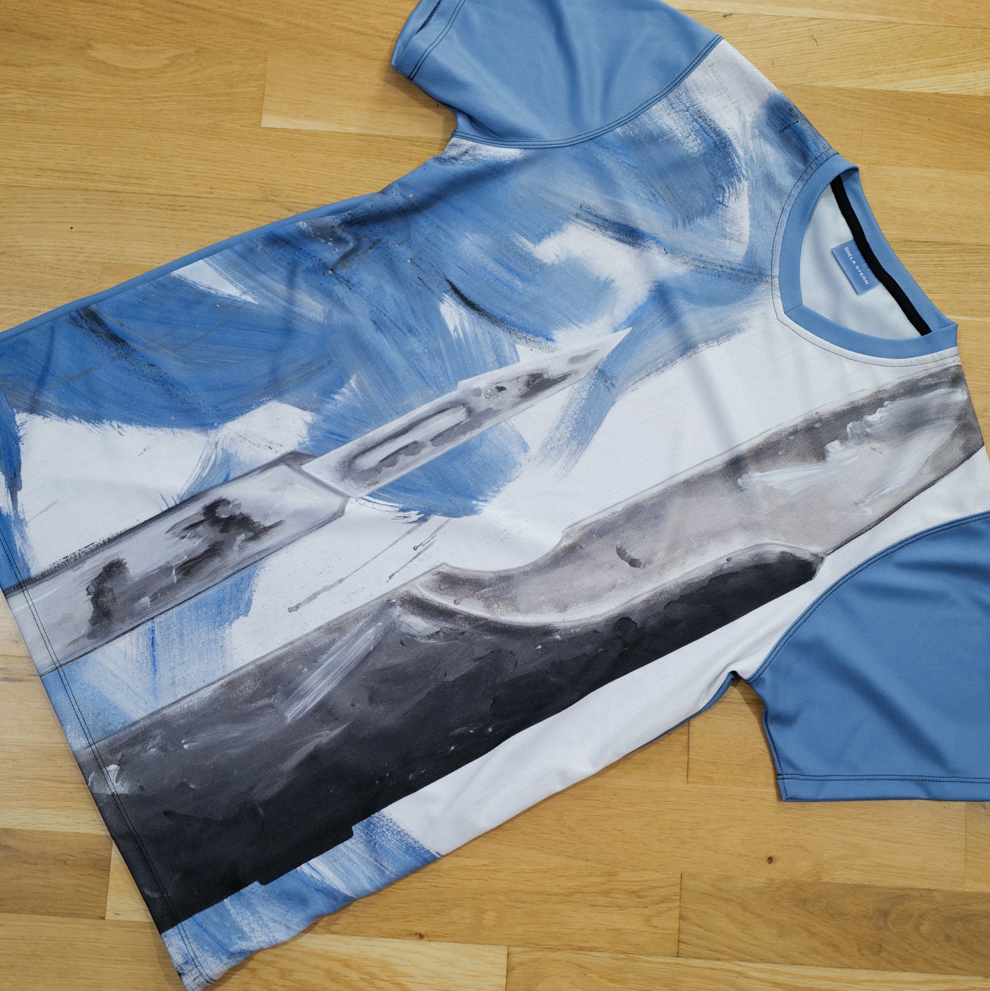 Herren Shirt Slim – Kunstwerk CUTTINGS – Limitierte Edition /50